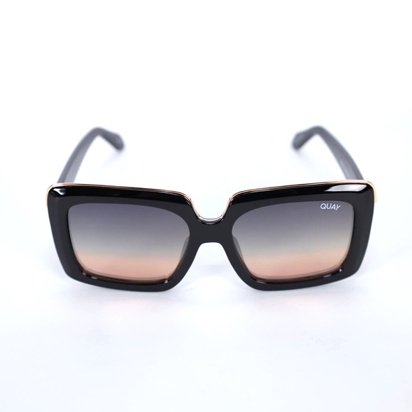 Quay Australia TOTAL VIBE REMIXED Square Women Sunglasses - Black/Multi - NWT - Picture 10 of 12